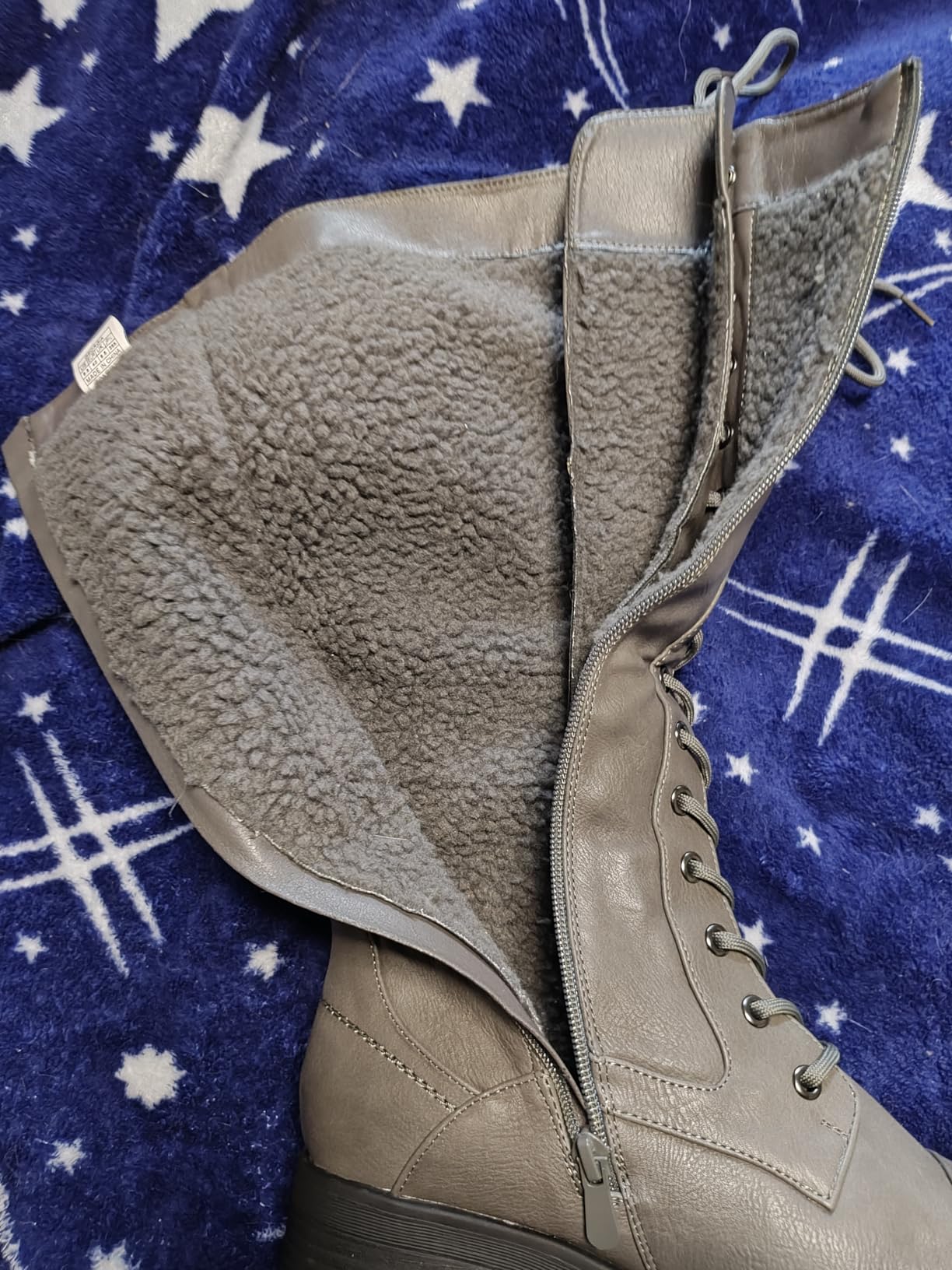 DREAM PAIRS Women's Knee High Riding Combat Boots customer photo 1