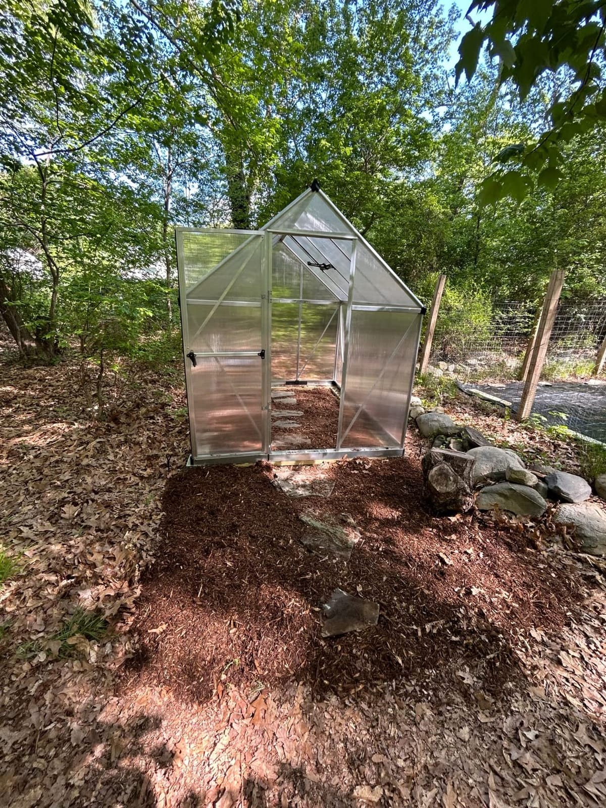 Palram - Canopia Mythos 6' x 14' Polycarbonate Aluminum Greenhouse, Silver customer photo 1