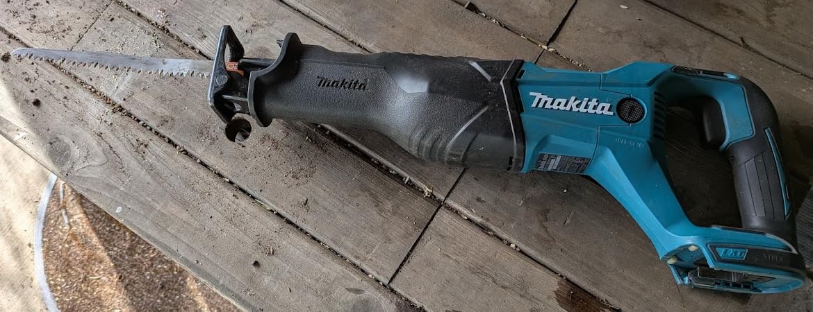 Makita XRJ04Z 18V LXT Lithium-Ion Cordless Recipro Saw, Tool Only, Blue customer photo 1