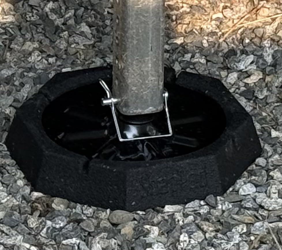 SnapPad Xtra (4-Pack) | Four-Point RV Leveling System Featuring 9” Round Jack Feet | Adds 61% Additional Surface Area for Stability, 5 lbs Per Pad & 11” Total Width | Must-Have RV Accessories customer photo 2