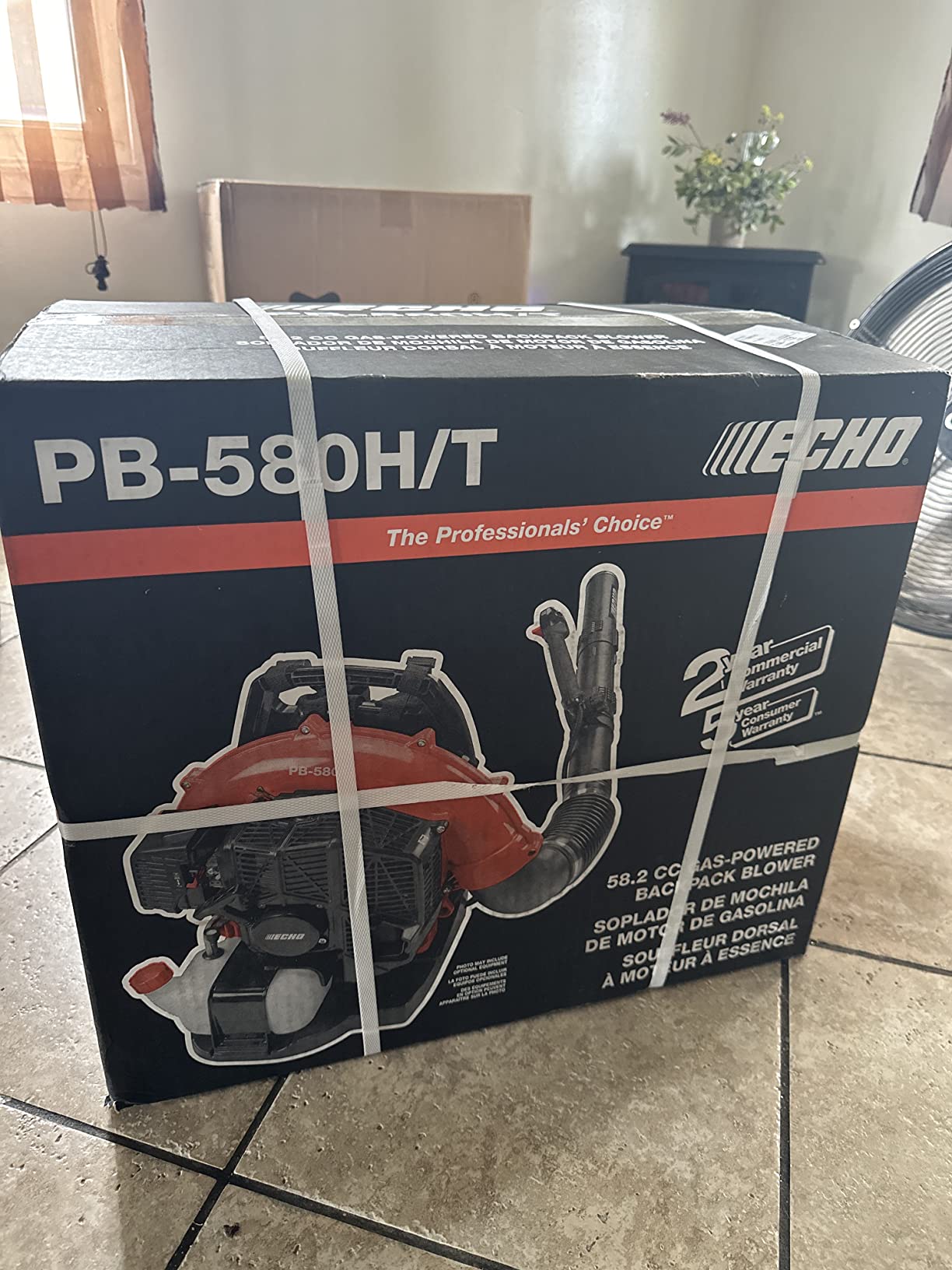 Echo PB-580T 58.2 CC Back Pack Blower with Tube Mounted Throttle, 510 CFMGY#583-4 6-DFG290107 customer photo 1
