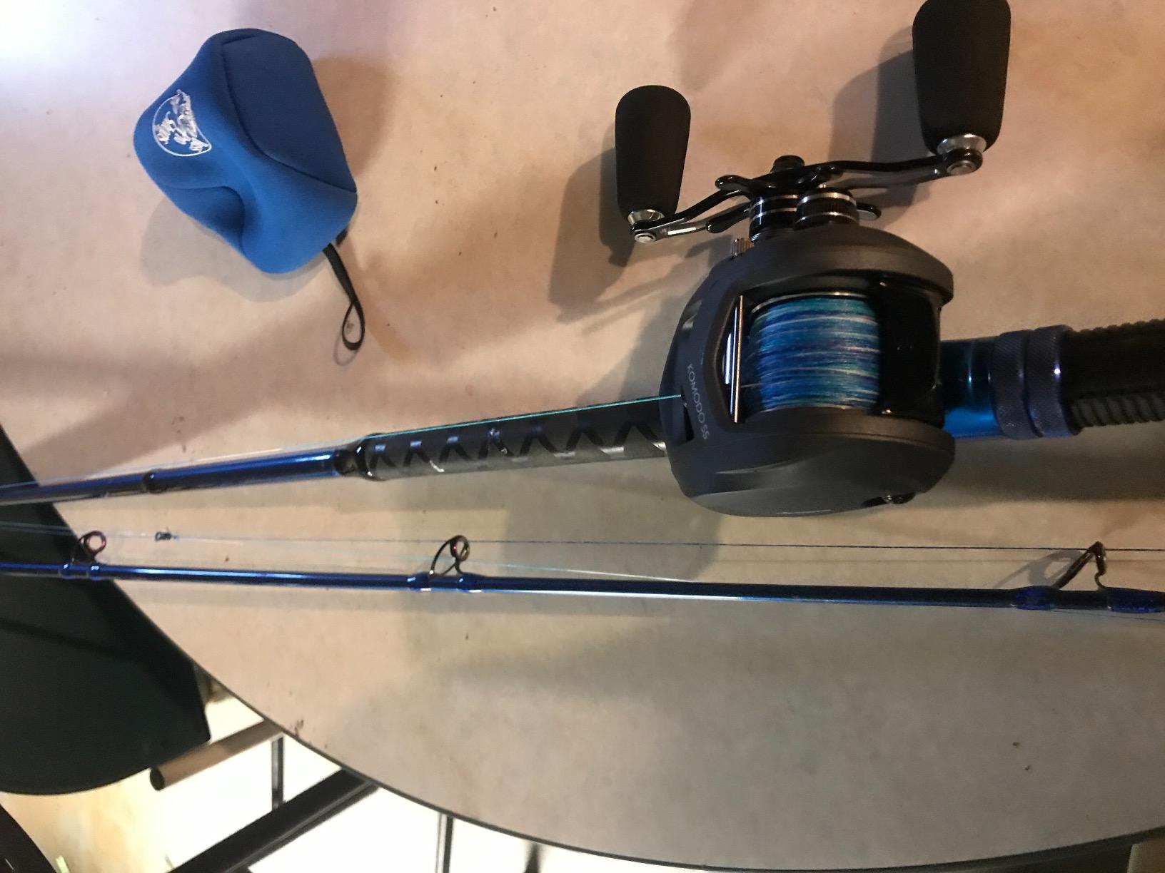 Okuma Komodo SS Large Capacity Aluminum Frame Stainless Steel Gears Low Profile Baitcaster customer photo 1