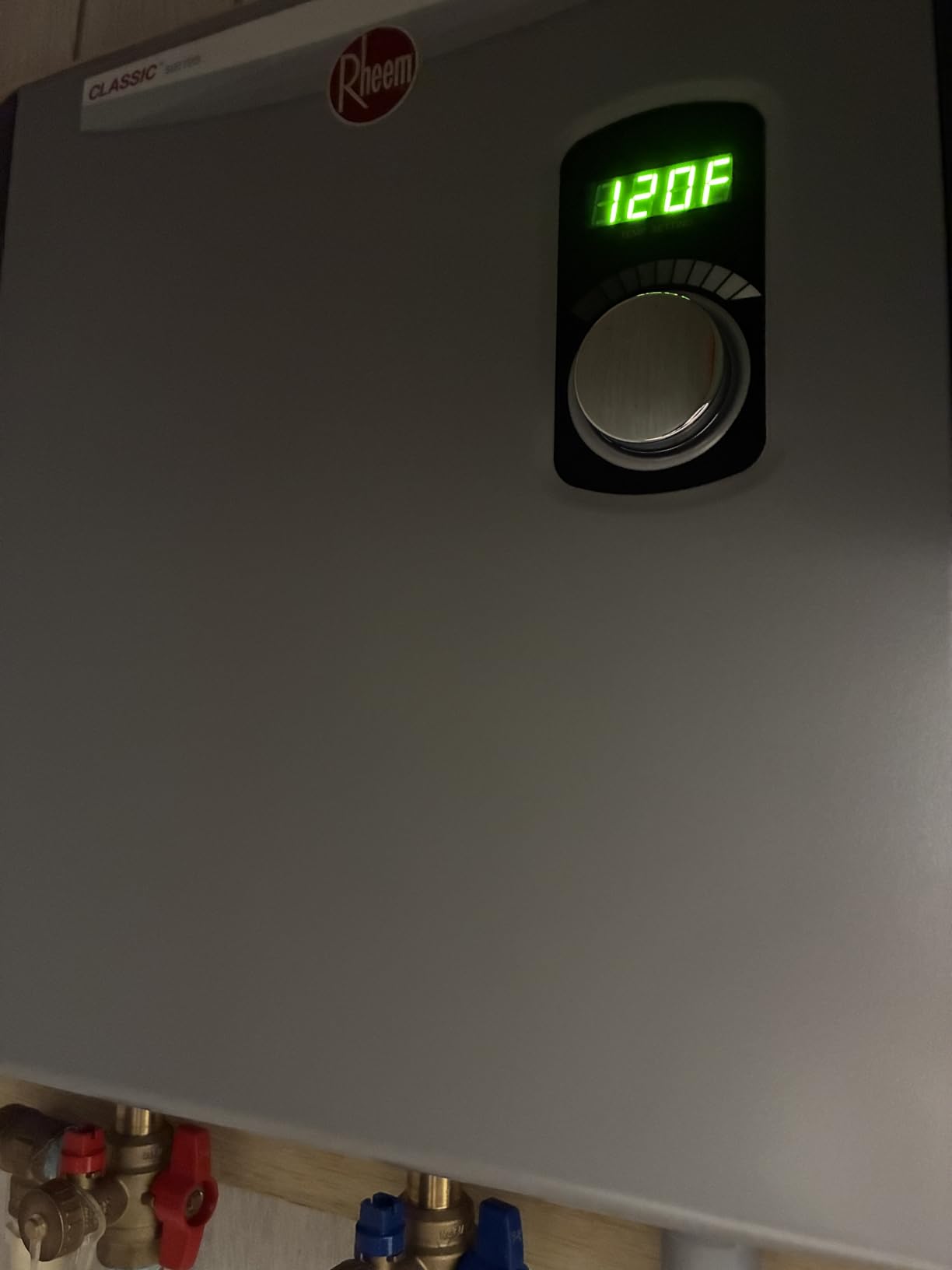 Rheem RTEX-24 24kW 240V Electric Tankless Water Heater, Gray customer photo 2