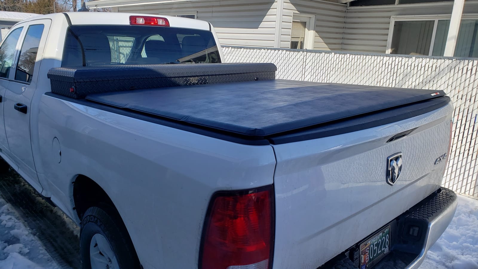 RealTruck Extang Trifecta Toolbox 2.0 Soft Folding Truck Bed Tonneau Cover | 93430 | Fits 2009 - 2018, 19'-22' Classic Body 1500/2500/3500 Dodge Ram 1500/2500/3500 6' 4
