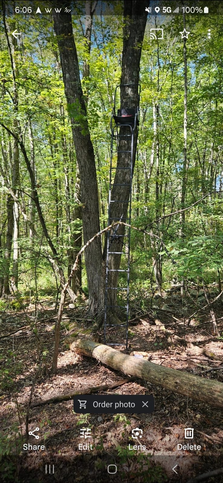 BIG GAME Warrior DXT Ladder Whitetail Deer Elk Mule Above Hunting Outdoors Flex-Tek Seat 17' Tall 1-Person Tree Stand customer photo 2