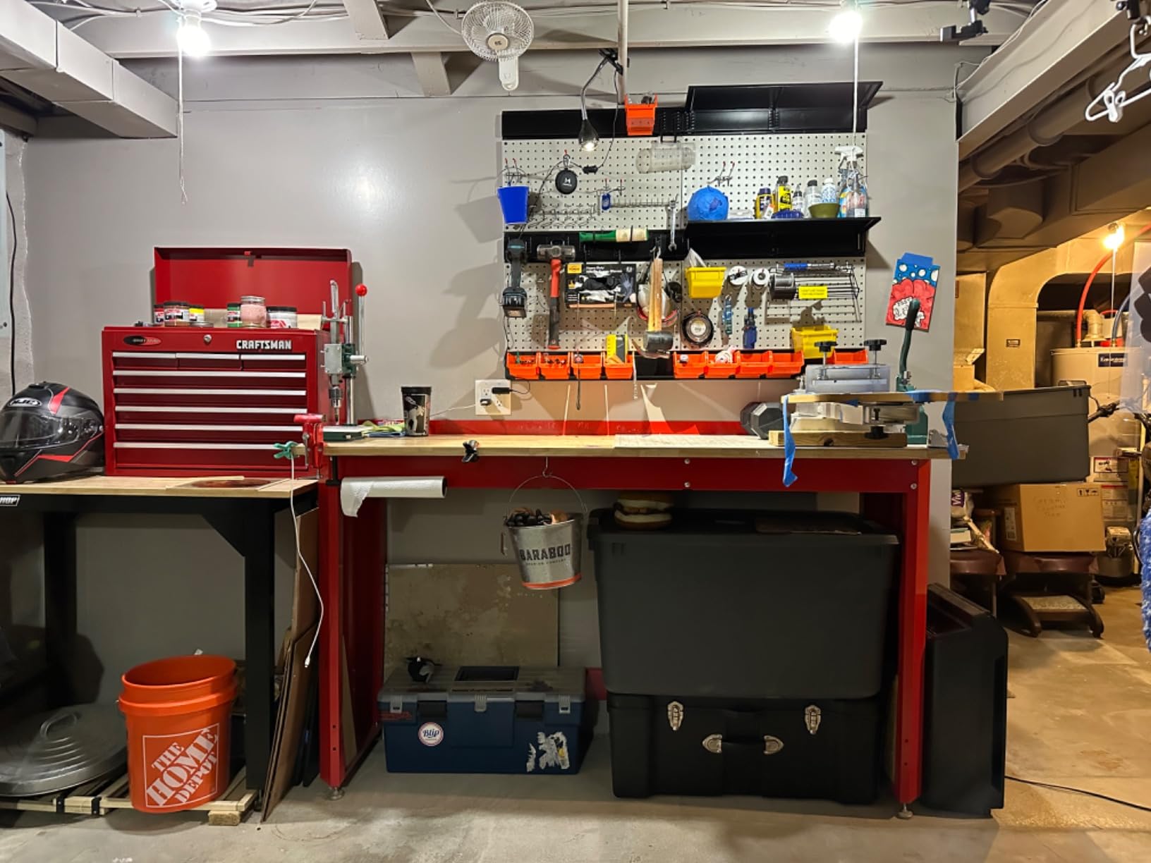 Ultrawall Pegboard Wall Organizer, 48 X 36 inch Garage Storage Pegboard customer photo 2