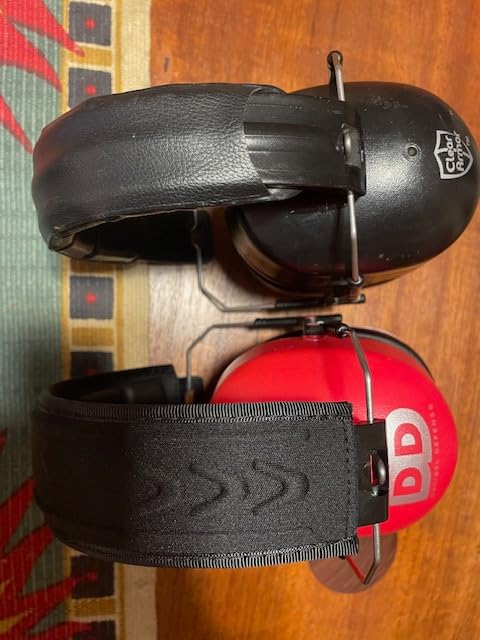 DECIBEL DEFENSE Ear Protection, 37 dB NRR Ear Muffs (HI-VIZ ORANGE) customer photo 1