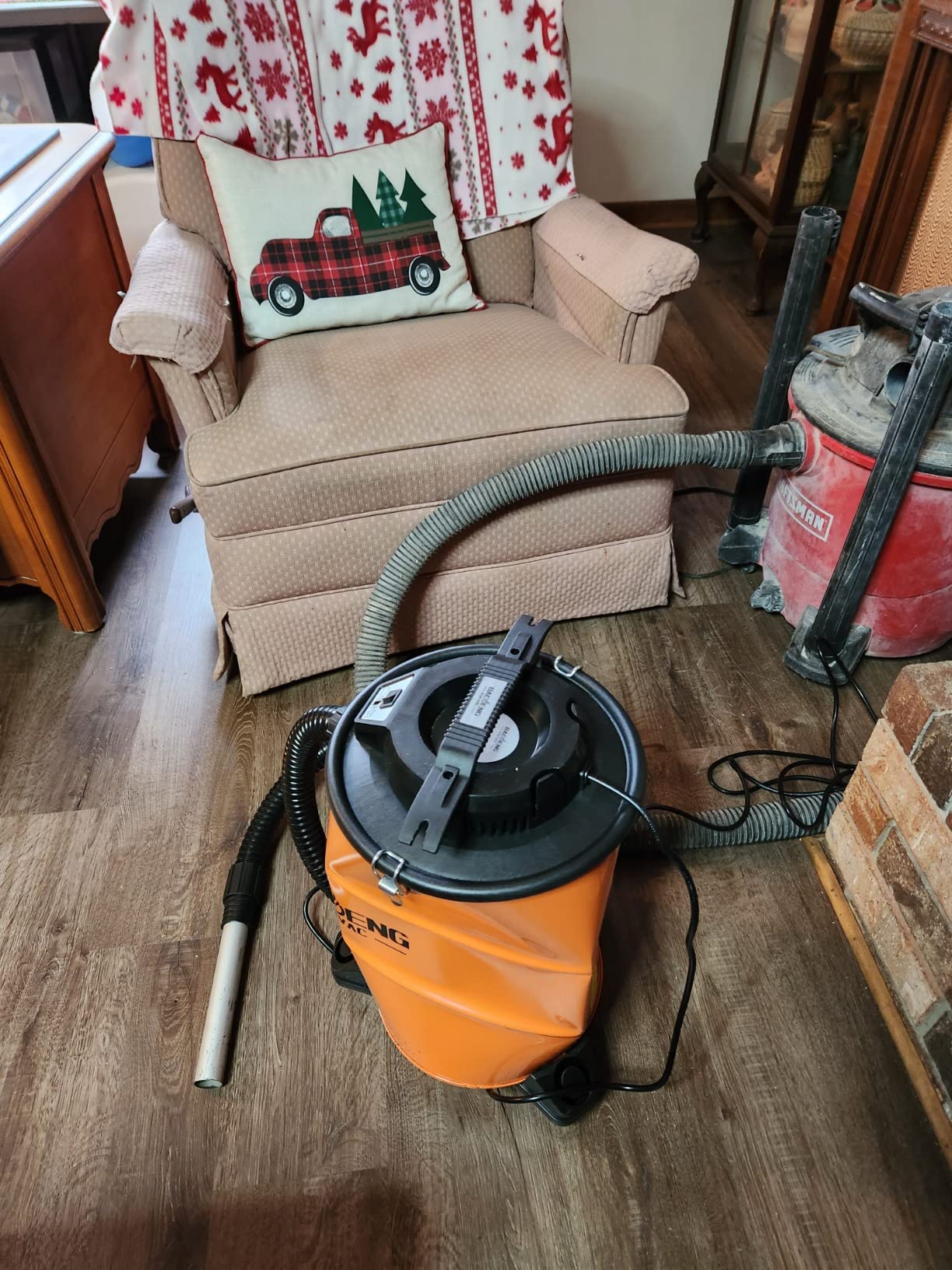 BACOENG Ash Vacuum Cleaner, 5.3 Gallon Ash Vacuum for Pellet Stoves, Wood Fireplace, Ash Vac Pellet Grill, Wood Stoves, Fire Pits customer photo 1