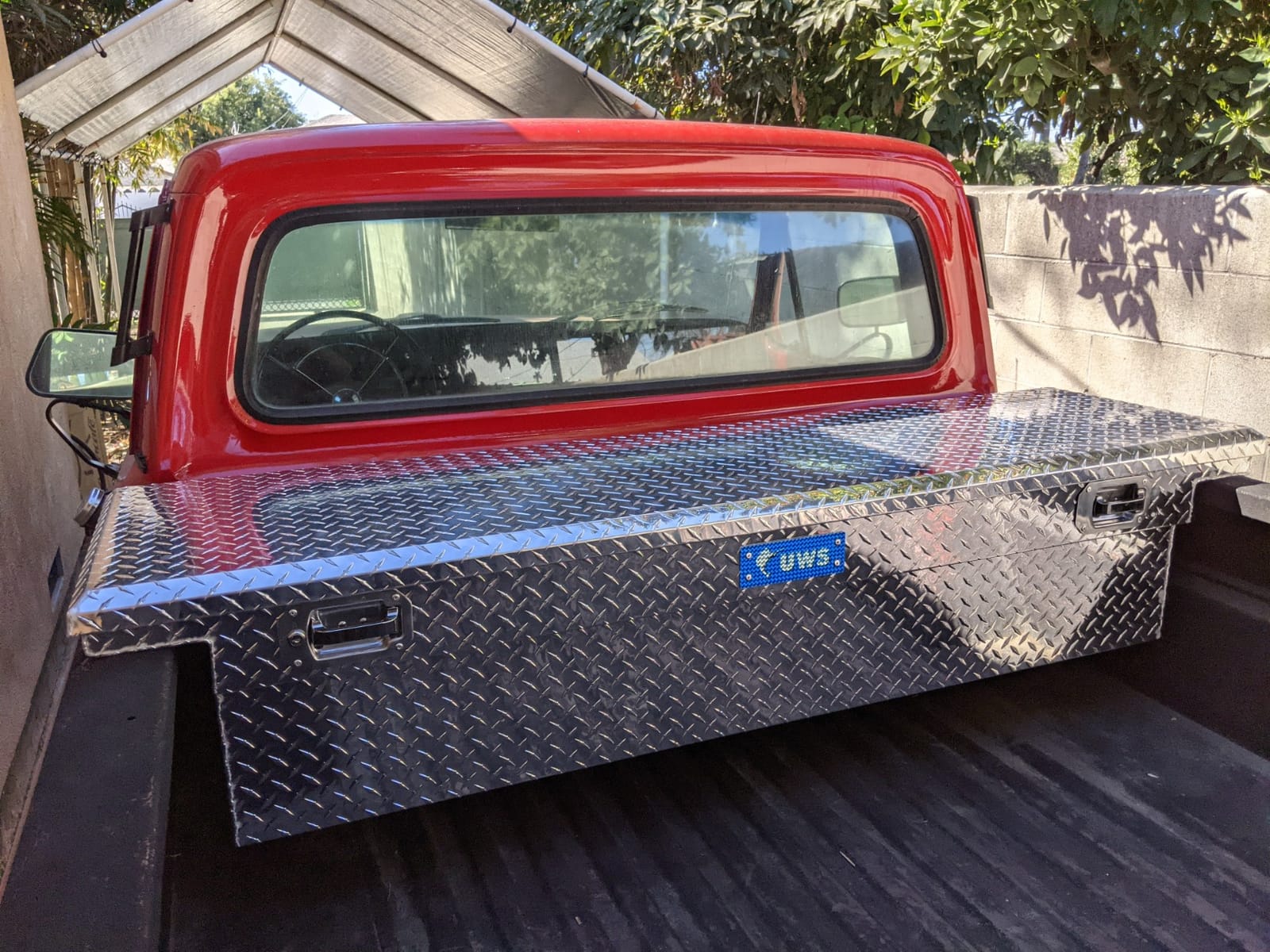 UWS EC10611 Pull Handle 72-Inch Heavy-Wall Aluminum Truck Tool Box with Low Profile, RigidCore Lid, Silver customer photo 2