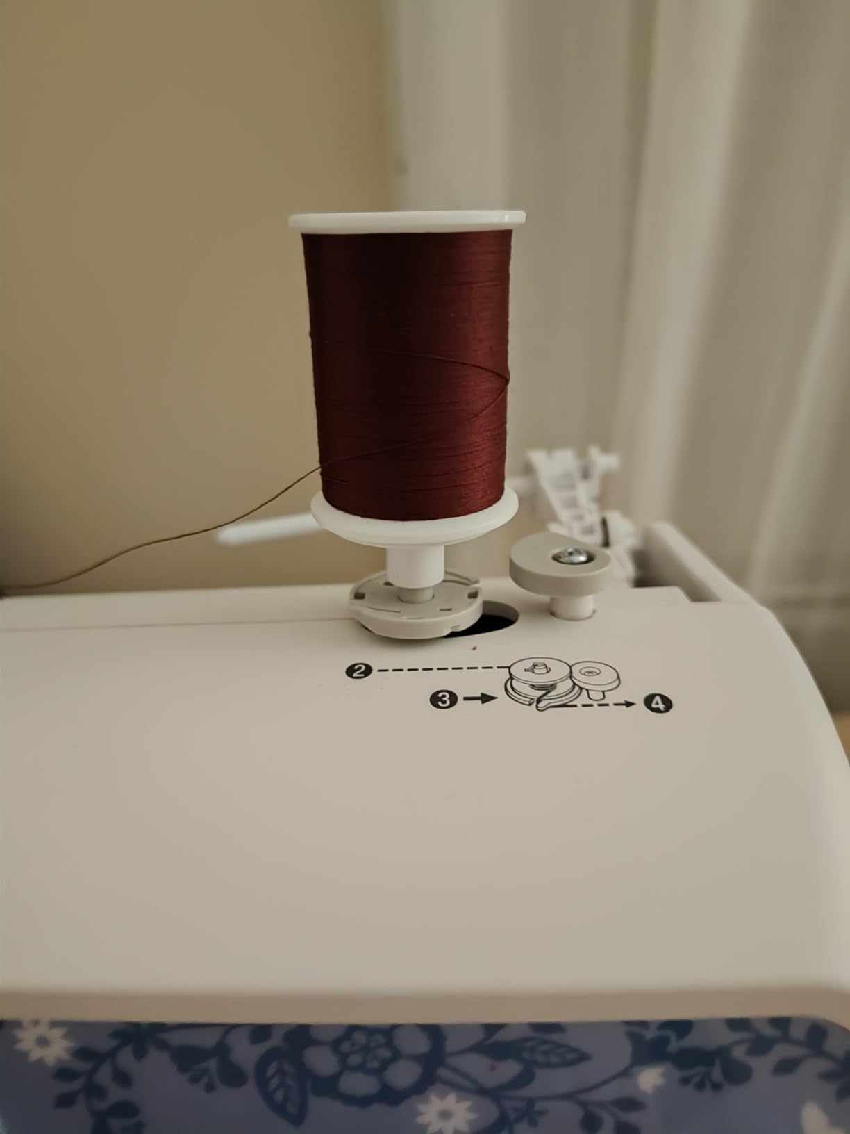 Brother CS7205 Computerized Machine, 150 Built Stitches, 1 Font, Wide Table, 11 Sewing Feet, White customer photo 1
