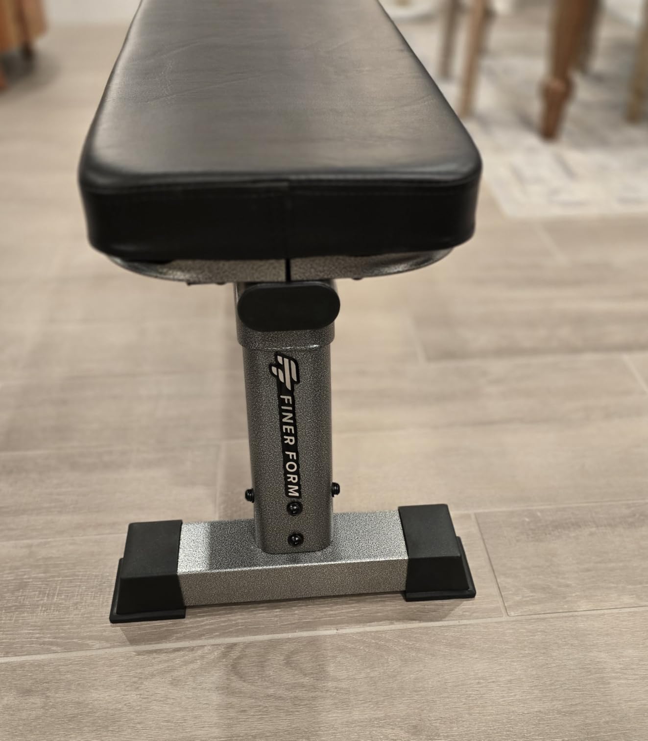 Finer Form Foldable Flat Weight Bench for Home Gym, 1,000 lb Capacity customer photo 1