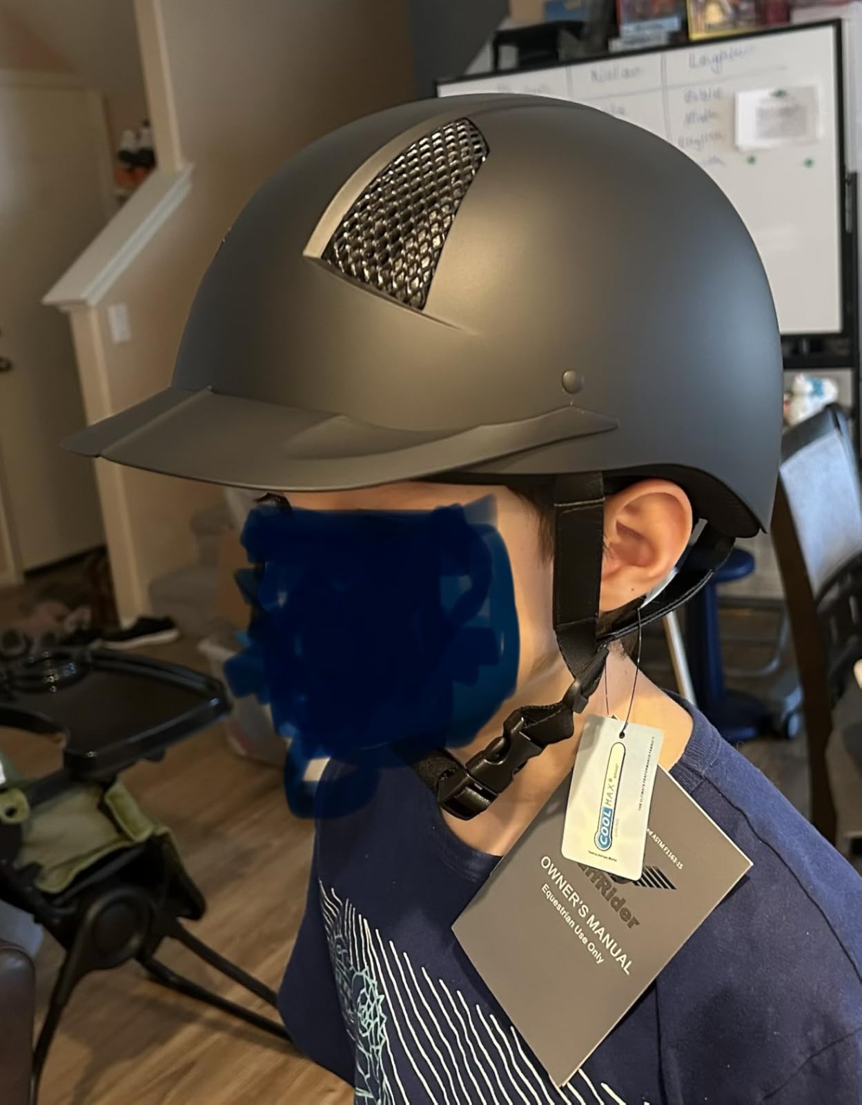 TuffRider Starter Horse Riding Helmet | Comfortable ABS SEI-Certified Protective Equestrian Head Gear customer photo 1