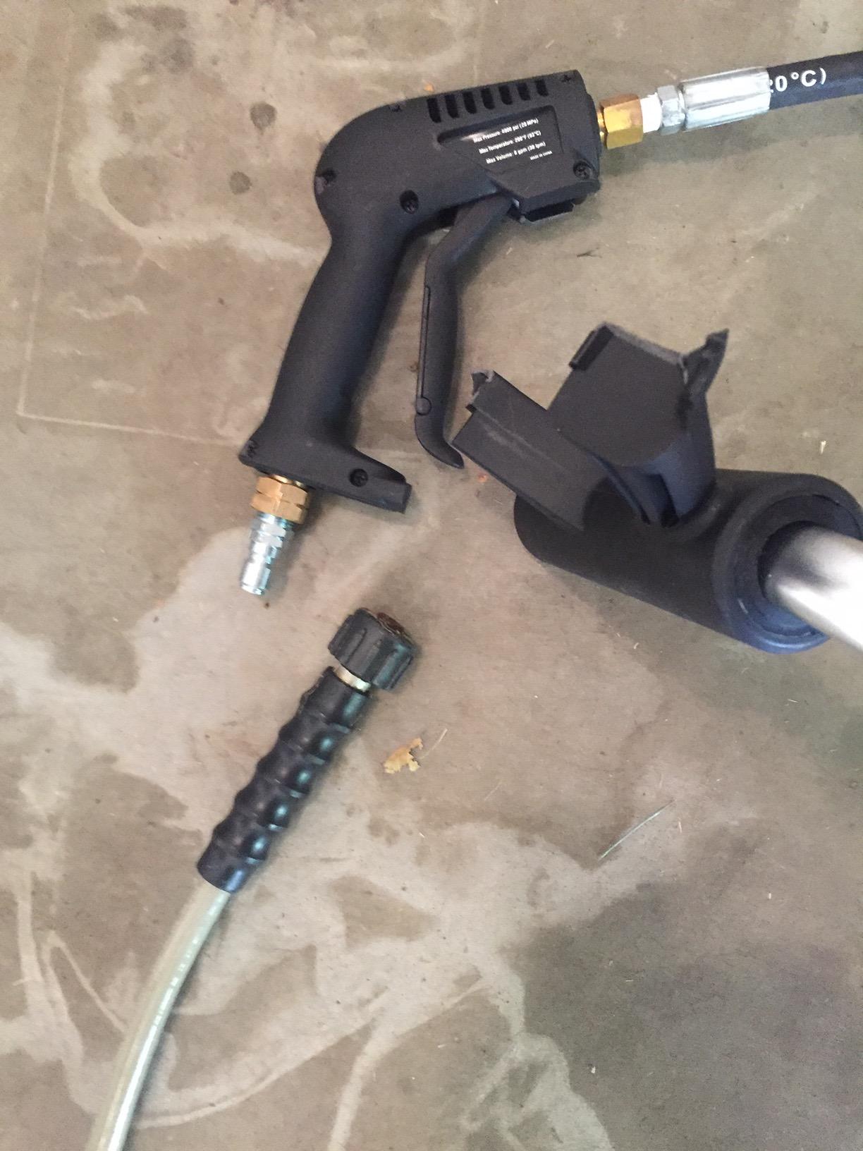 WOJET 18” High Flow Pressure Washer Surface Cleaner with Wheel 5GPM 4500PSI customer photo 2