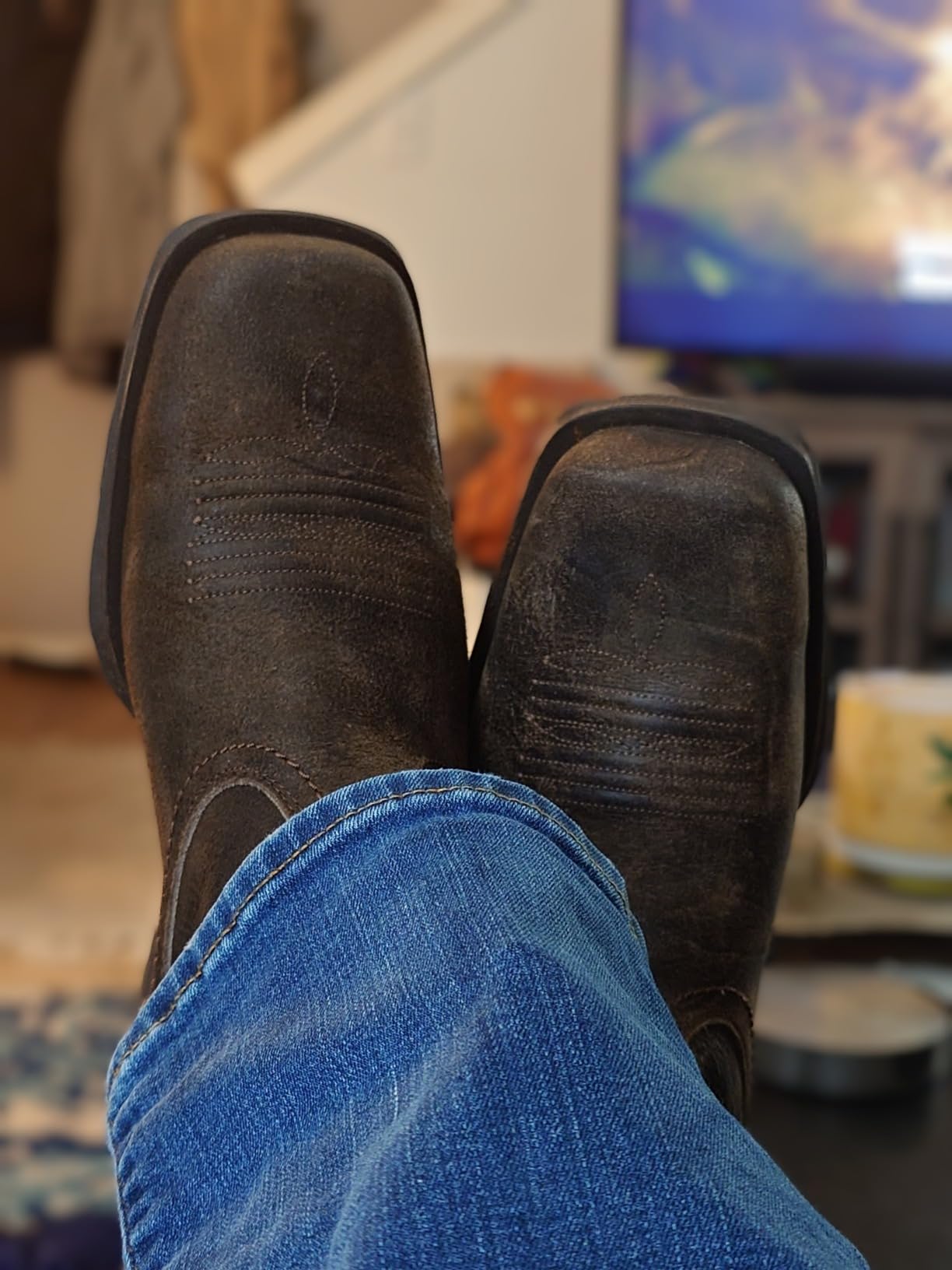 Ariat Rambler Western Boot – Men’s Leather, Square Toe, Western Boots customer photo 1