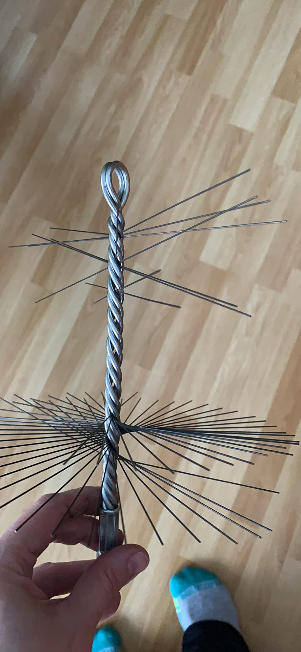 Midwest Hearth Wire Chimney Cleaning Brush (8-Inch Round), Made in USA customer photo 1