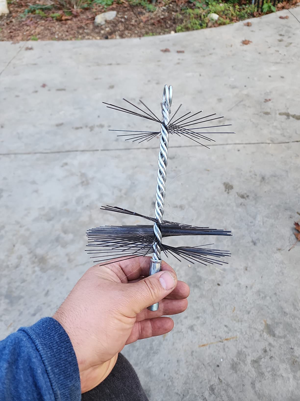 Midwest Hearth Wire Chimney Cleaning Brush (8-Inch Round), Made in USA customer photo 2