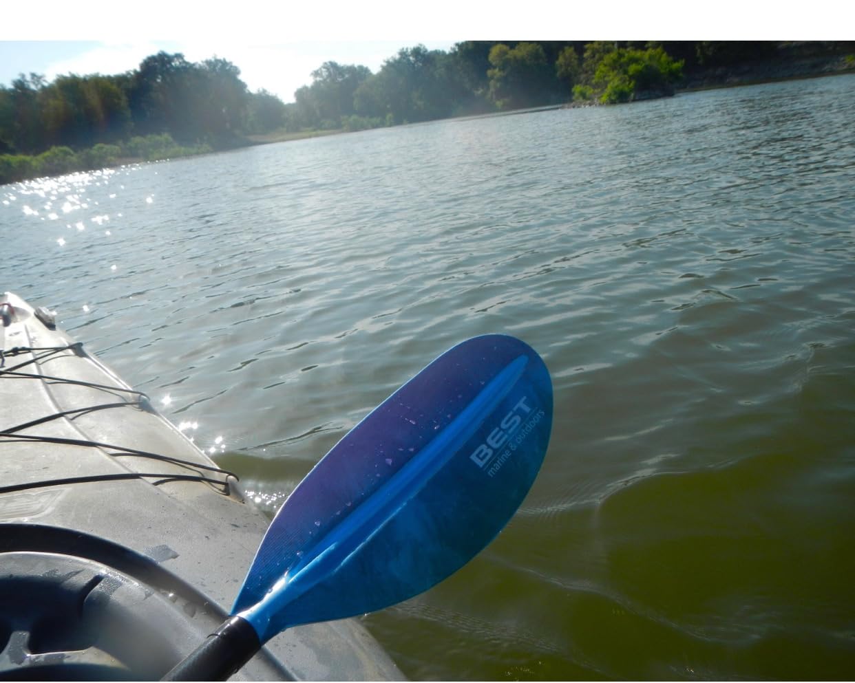 Carbon Fiber Kayak Paddle, 2-Piece, Lightweight Design customer photo 1