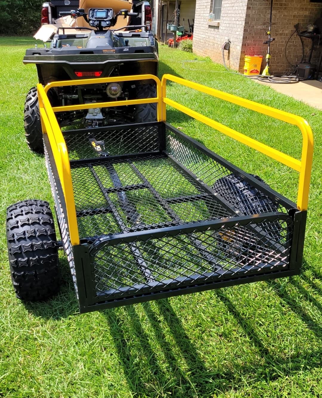 Polar Trailer HDM 1400 Utility Trailer Steel Mesh Model 10738 customer photo 1