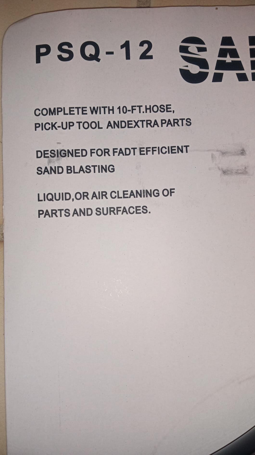 Wogoboo Sand Blaster Kit Blasting Sandblaster Siphon Feed Gun Nozzle Rust Remove Abrasive Sand Blasting for Sandblast Cabinets customer photo 1