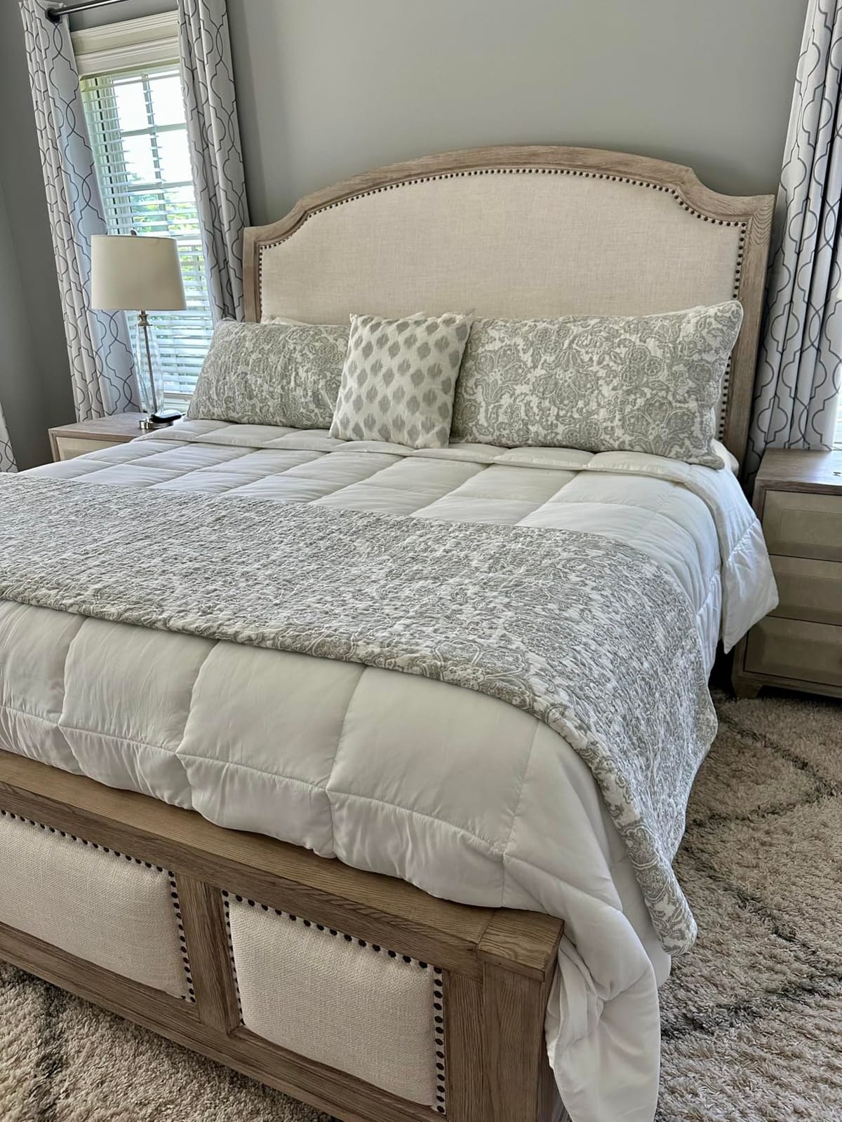 COHOME All-Season Queen Size Cooling Comforter Duvet Insert - White customer photo 2