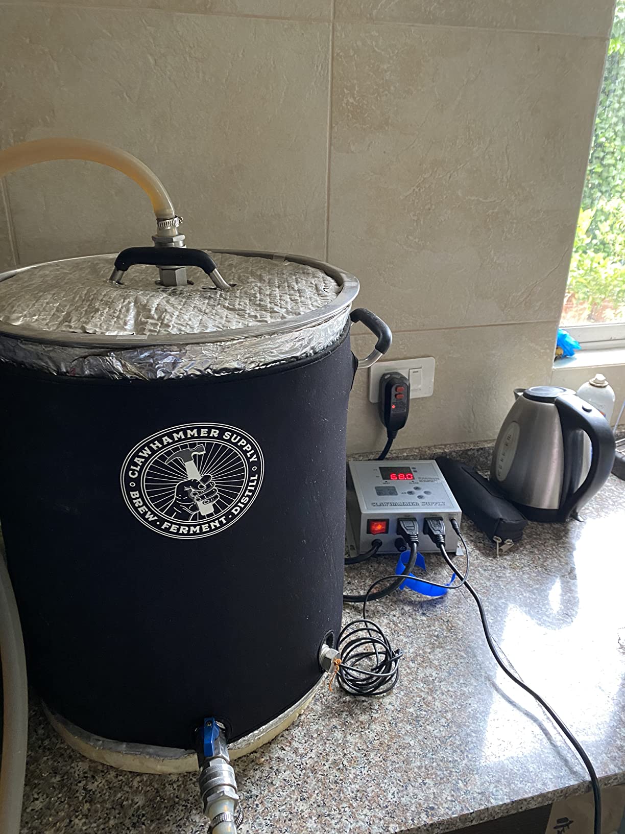 Clawhammer Supply 10.5 Gallon Electric All-in-One Brewing System – Digital, Semi-Automated, 120V, BIAB All Grain & Extract, 304 Stainless Steel customer photo 1
