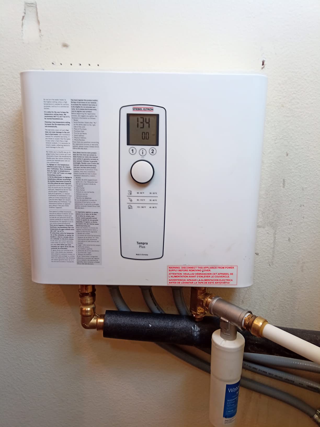 Stiebel Eltron Tempra 29 Plus Electric Tankless Water Heater, 28.8kW, 240V customer photo 2