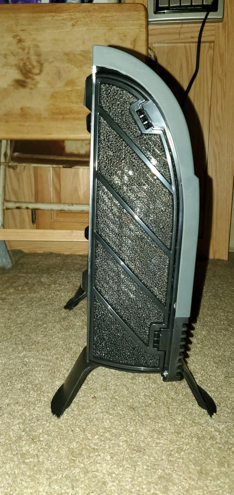 Heat Storm Phoenix HS-1500-PHX, Infrared Space Heater with Attachable Feet, Remote Control, Energy Efficient-750-1500 Watts, Gray Floor or Wall customer photo 2