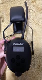 ZOHAN AM/FM Radio Headphone with Digital Display,Ear Protection Noise Reduction Earmuffs,Comfortable Hearing Protector customer photo 1