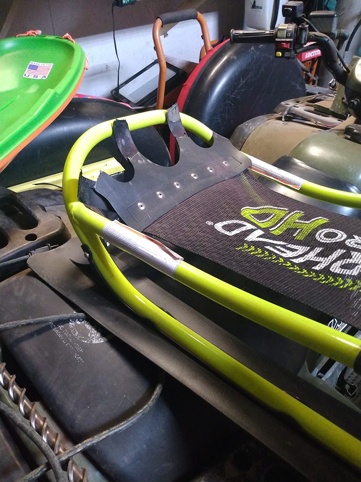 Yukon Charlie's Hammerhead Pro HD Sled | Single Rider, Speed and Steering Control, 52-inch x 22-inch customer photo 1