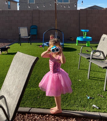 Little Experimenter Night Vision Binoculars for Kids, Flashlight, Ages 3-6 customer photo 1