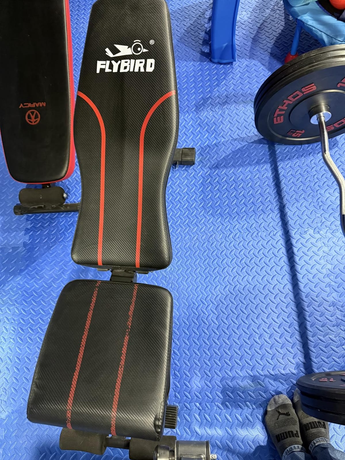 FLYBIRD Adjustable Weight Bench, Full Body Workout Bench for Home Gym customer photo 2