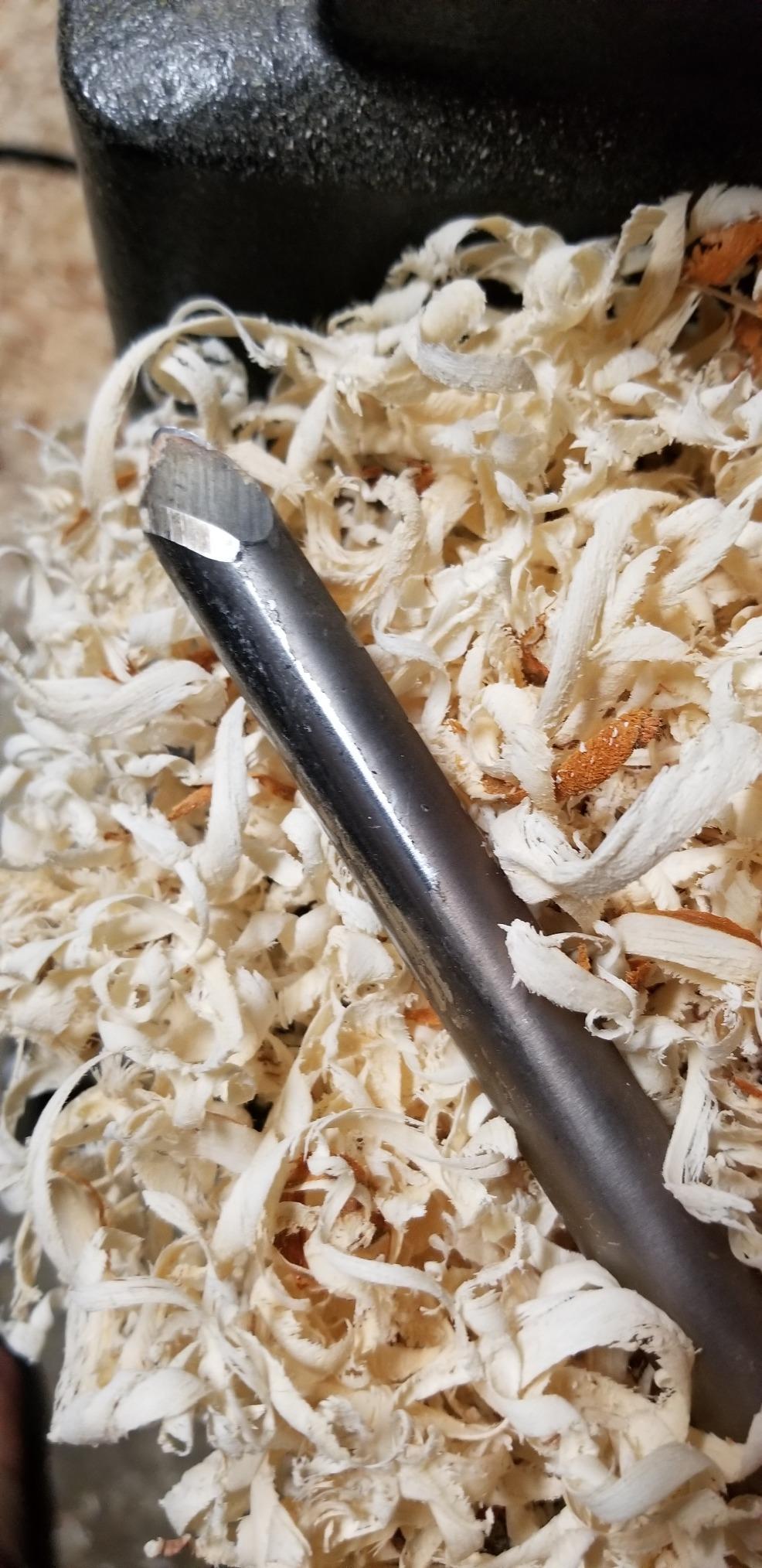 3-Piece HSS Bowl Gouge Wood Turning Lathe Tools Set customer photo 2