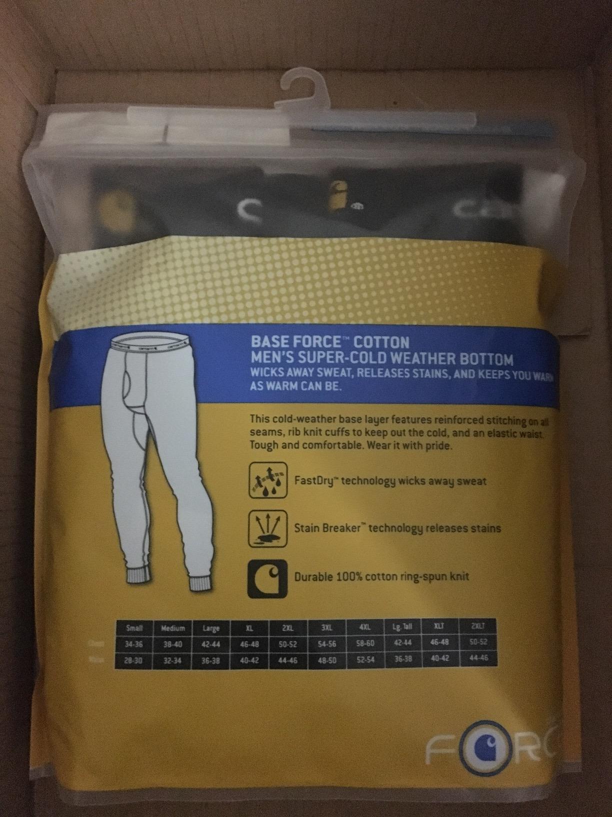 Carhartt Men's Force Midweight Waffle Base Layer Pant customer photo 1