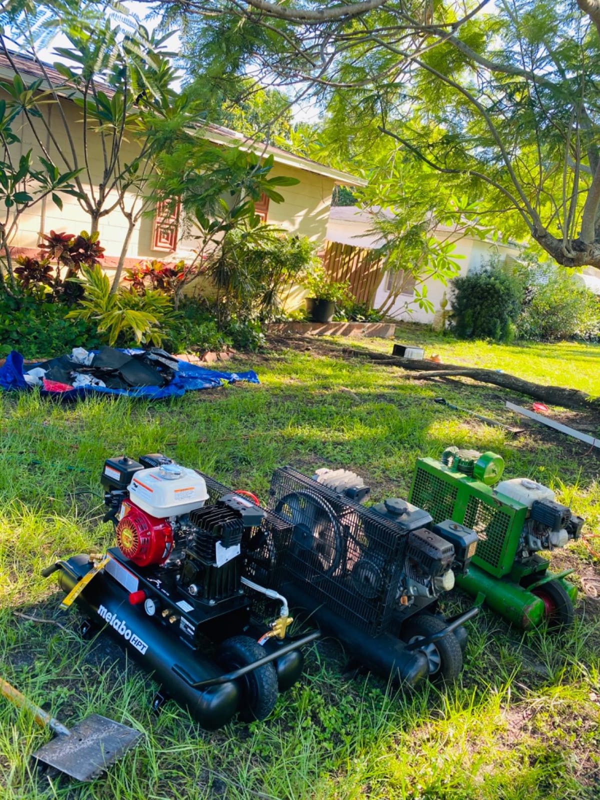 Metabo HPT Gas Powered Wheeled Air Compressor, 8 Gallon, EC2510E customer photo 1