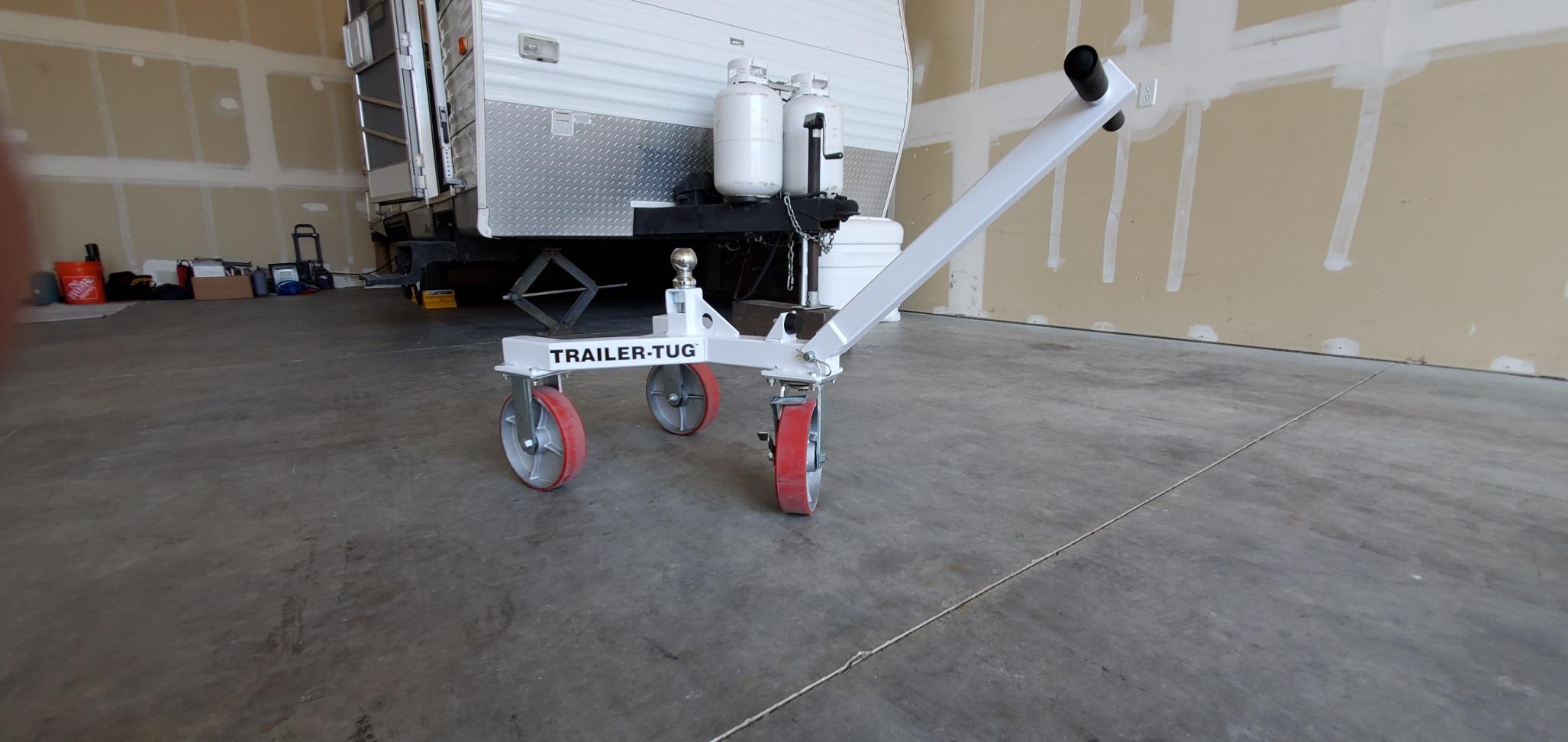 Trailer Tug - World's Greatest Trailer Dolly - 3,500lb Max Tongue Weight - Equal to 15,000lb Trailer - Manual Dolly for RV, Boat, Camper, Flatbed, Enclosed Trailers - Heavy Duty 1500lb Limit Casters customer photo 2