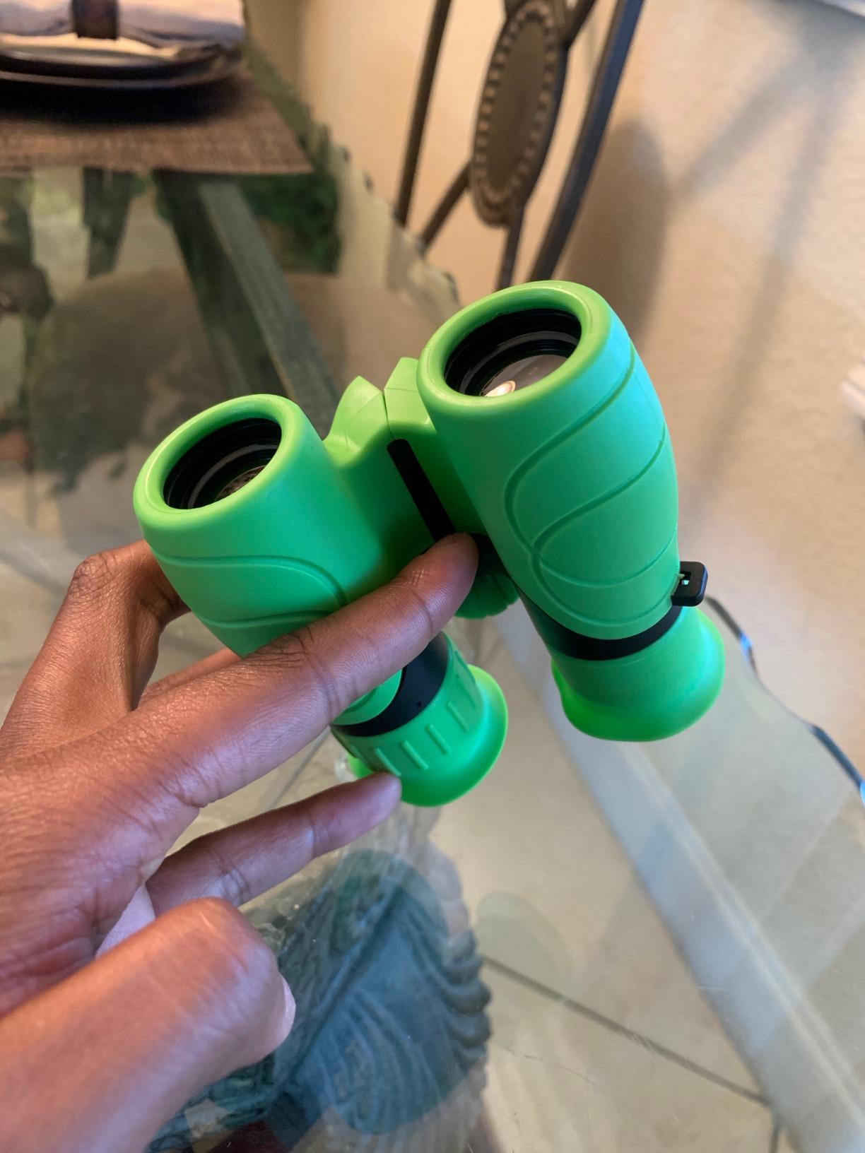 Binoculars for Kids – Perfect Toy for Little Boys and Girls – Extensive Set Incl. Magnifying Glass & Compass – Powerful Magnification 8X21 – 3 to 12 Year Old Kids for Toddler customer photo 1