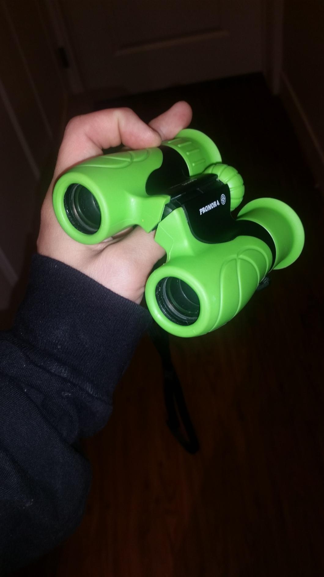 Binoculars for Kids – Perfect Toy for Little Boys and Girls – Extensive Set Incl. Magnifying Glass & Compass – Powerful Magnification 8X21 – 3 to 12 Year Old Kids for Toddler customer photo 2