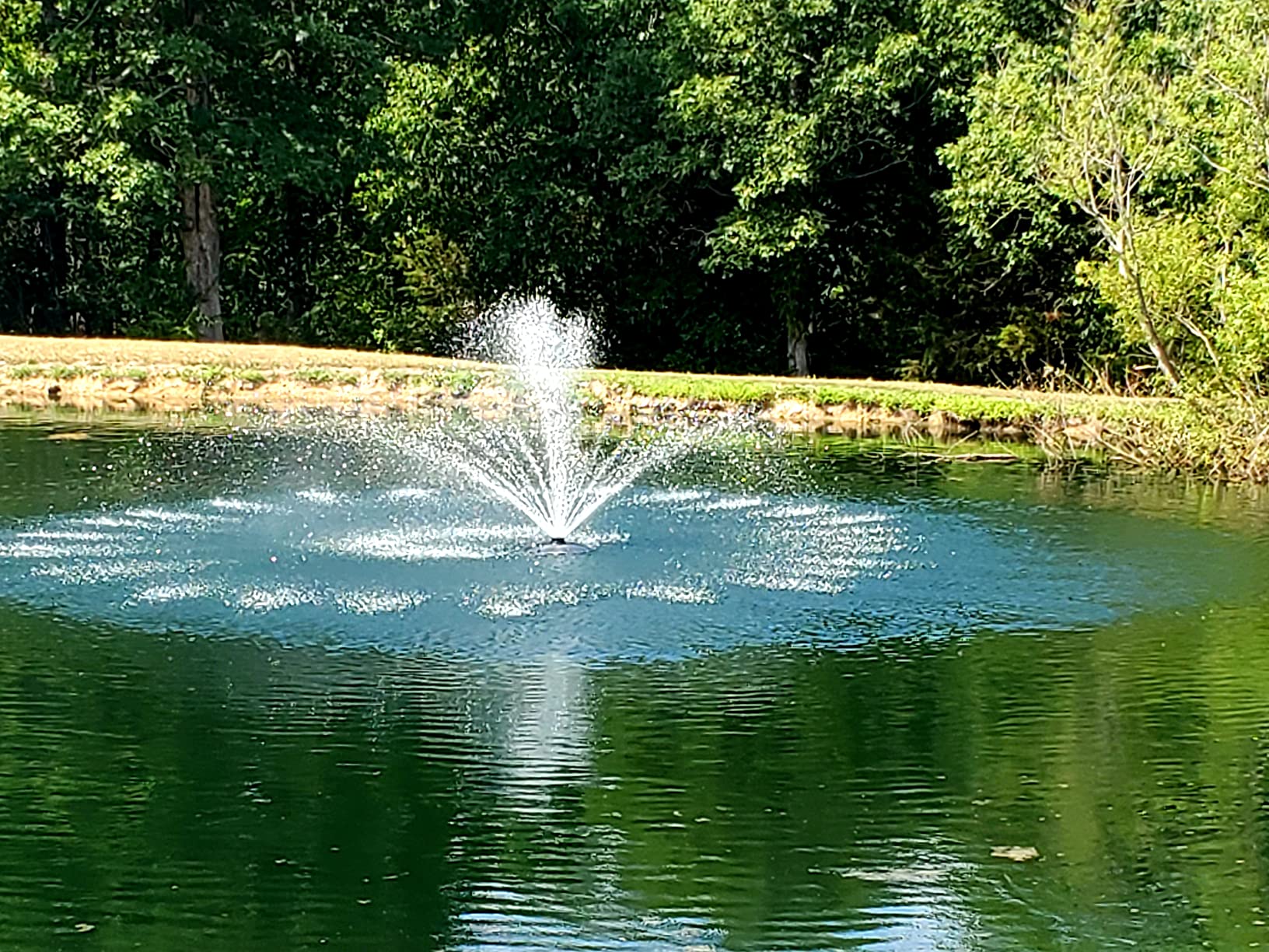 FT 14000 Floating Pond Fountain and Aerator | Complete Kit with 14,000 GPH Pump, 150 Foot Power Cord, 3 Spray Styles and More | 100% US-Based Customer Service and Warranty Support! customer photo 1