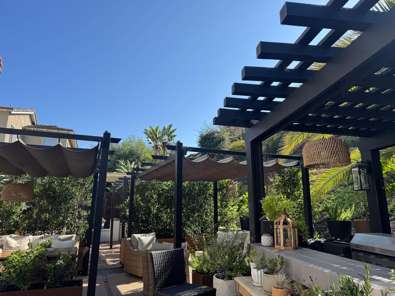 Kozyard Morgan Outdoor Retractable Pergola with Sun Shade Canopy customer photo 1