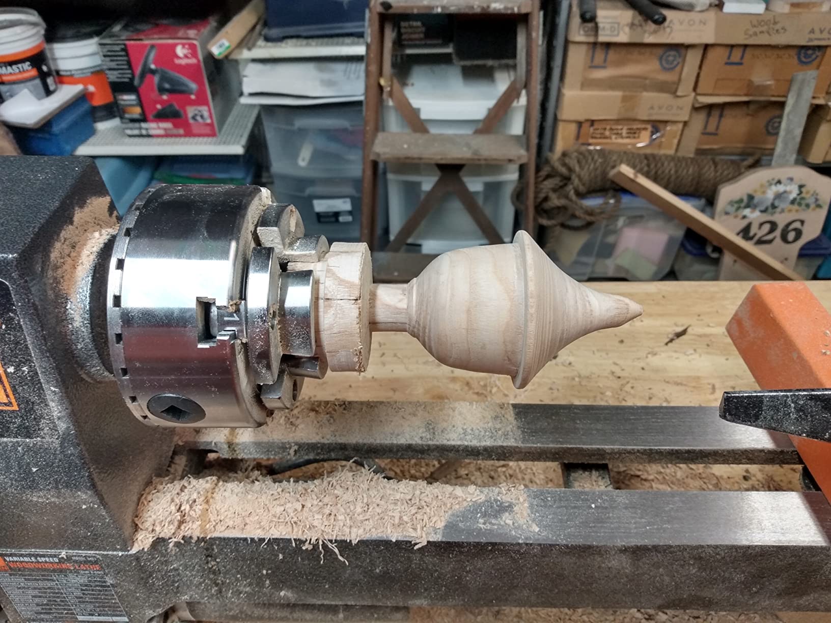 WEN LA4374 3.75-Inch 4-Jaw Self-Centering Lathe Chuck Set with 1-Inch x 8TPI Thread customer photo 1