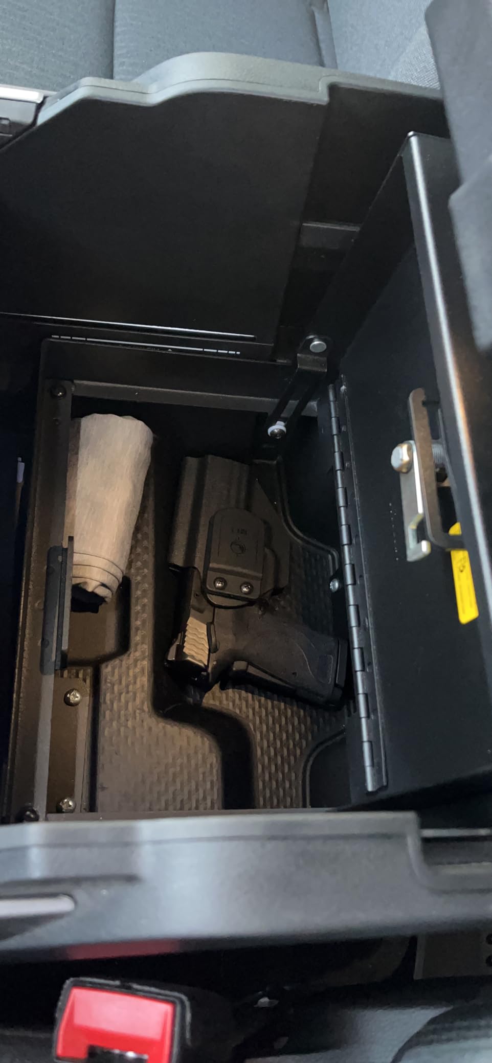 Tuffy Security Products Console Safe 354-01 2019-27 Ram 1500/2500/3500 customer photo 2
