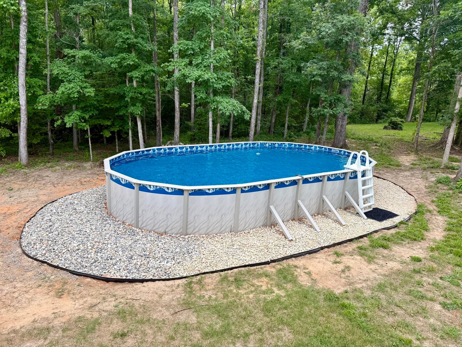 Lake Effect Pools 'Meadows Reprieve' 12 ft x 24 ft Oval Above Ground customer photo 2