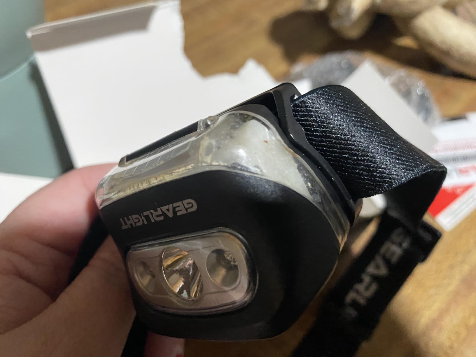 LED Headlamp 2-pack Battery Powered (AAA) (Batteries Not Included) | Head Lamp for Running Hunting Camping Fishing Hiking with Red Light and Adjustable Headband - Bright Forehead Headlamp 7 Modes customer photo 2