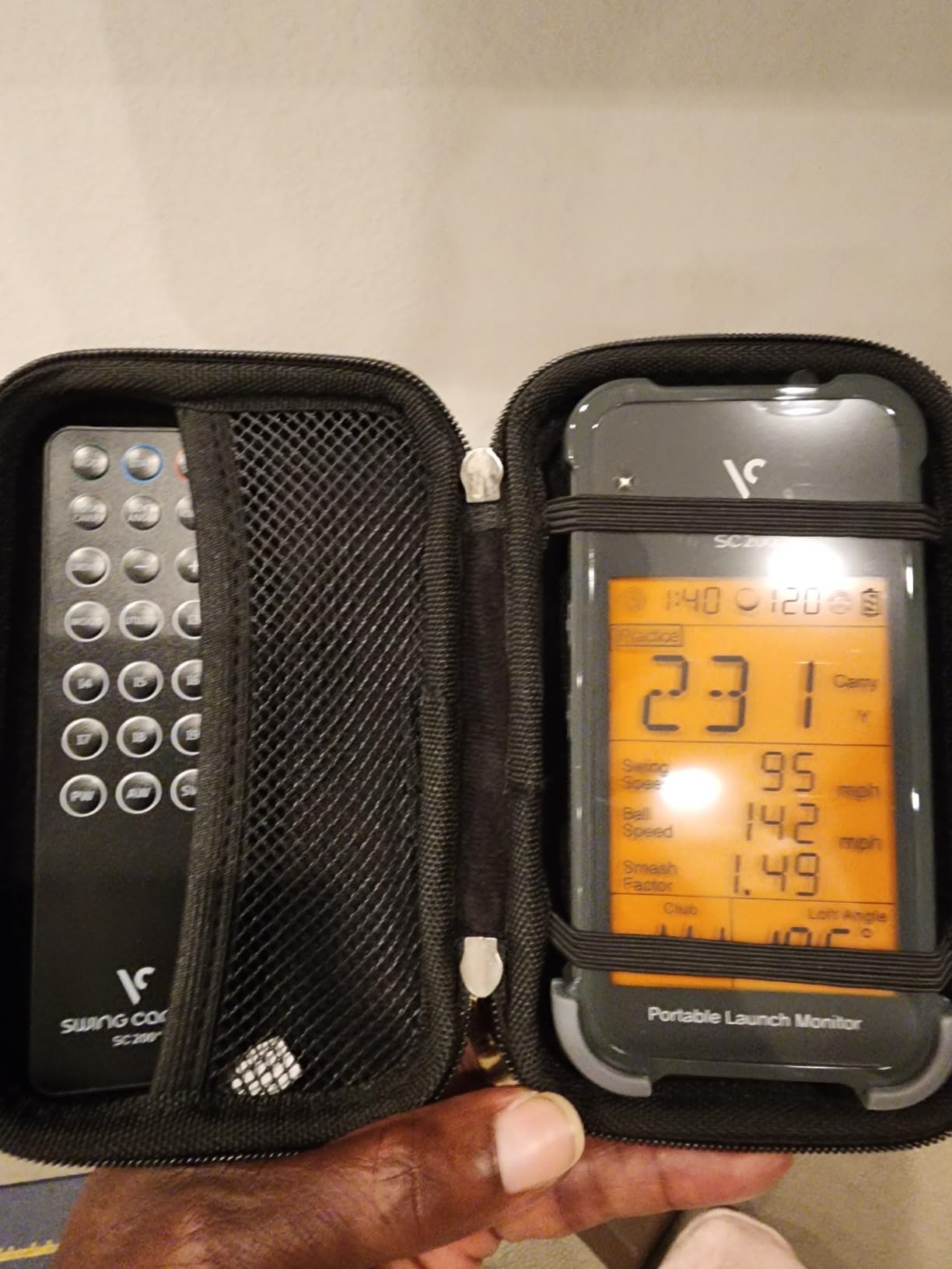 Voice Caddie Portable Golf Launch Monitor and Swing Analyzer with Real-Time Shot Data Tracking | Ideal Golf Swing Trainer/Training Equipment for Indoor & Outdoor | Up to 20 Hours Battery Life customer photo 2