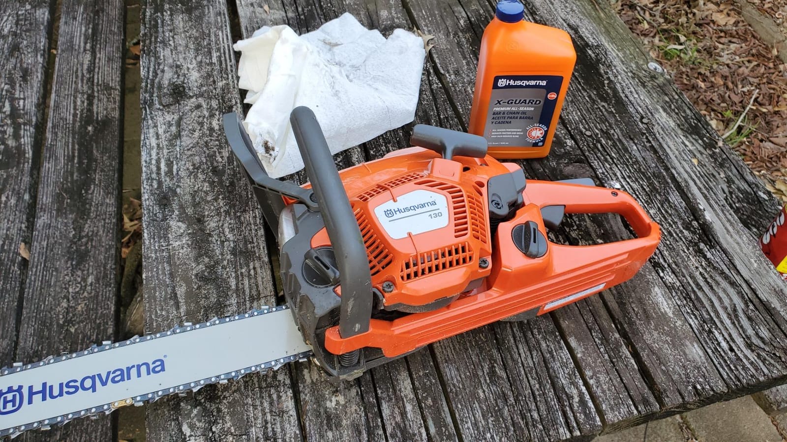 Husqvarna 130 Gas Powered Chainsaw, 16 Inch customer photo 1