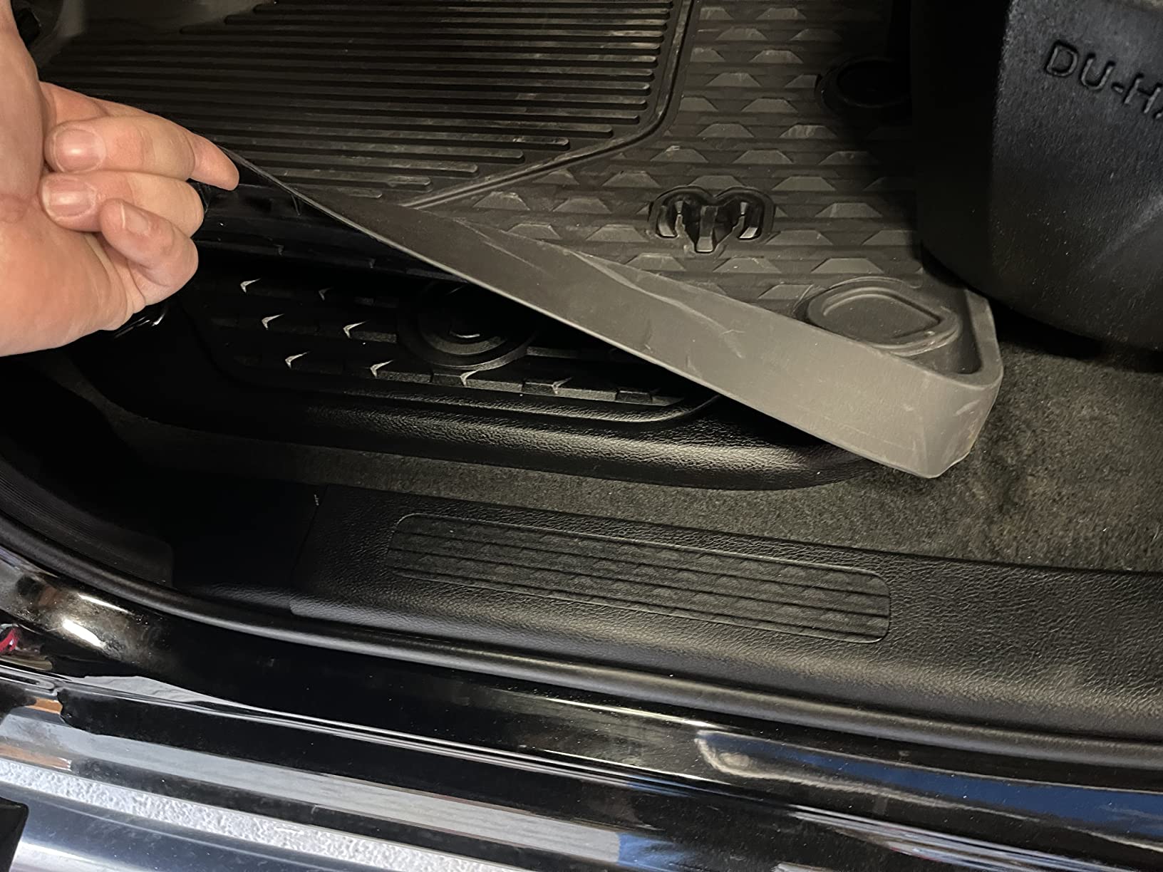 DuHa 30100 Under Seat Storage fits 2019-2026 Ram 1500 Crew Cab (New Body Style) | Black Heavy Duty Back Seat Organizer | Easy Installation | Seamless Integration customer photo 1
