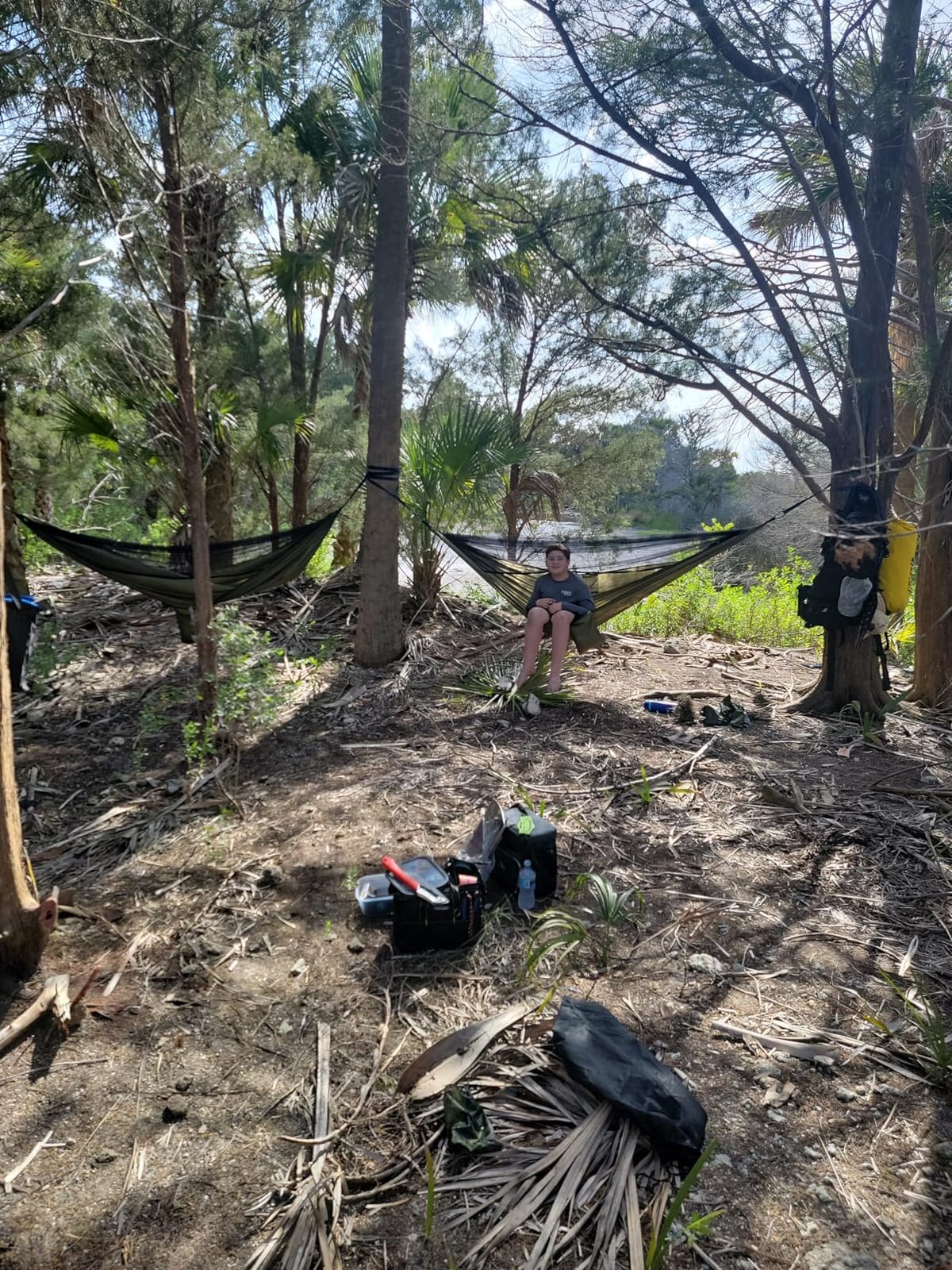 Camping Hammock with Mosquito Net and Rain Fly - Travel Hammock Bug Net - Hammock Tent for Outdoor Hiking Backpacking Travel Camping Accessories and Camping Gear… customer photo 2