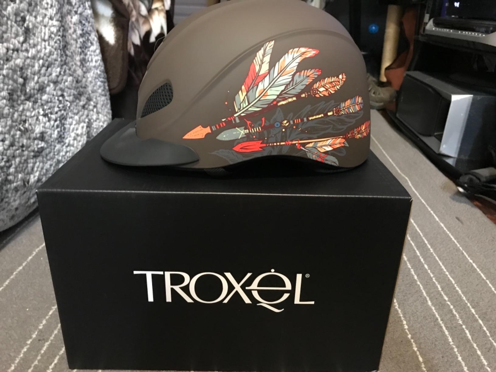 Troxel Rebel Bold Horse Riding Helmet, Low-Profile, Light, Adjustable Design, Safety Horseback Riding Gear customer photo 1