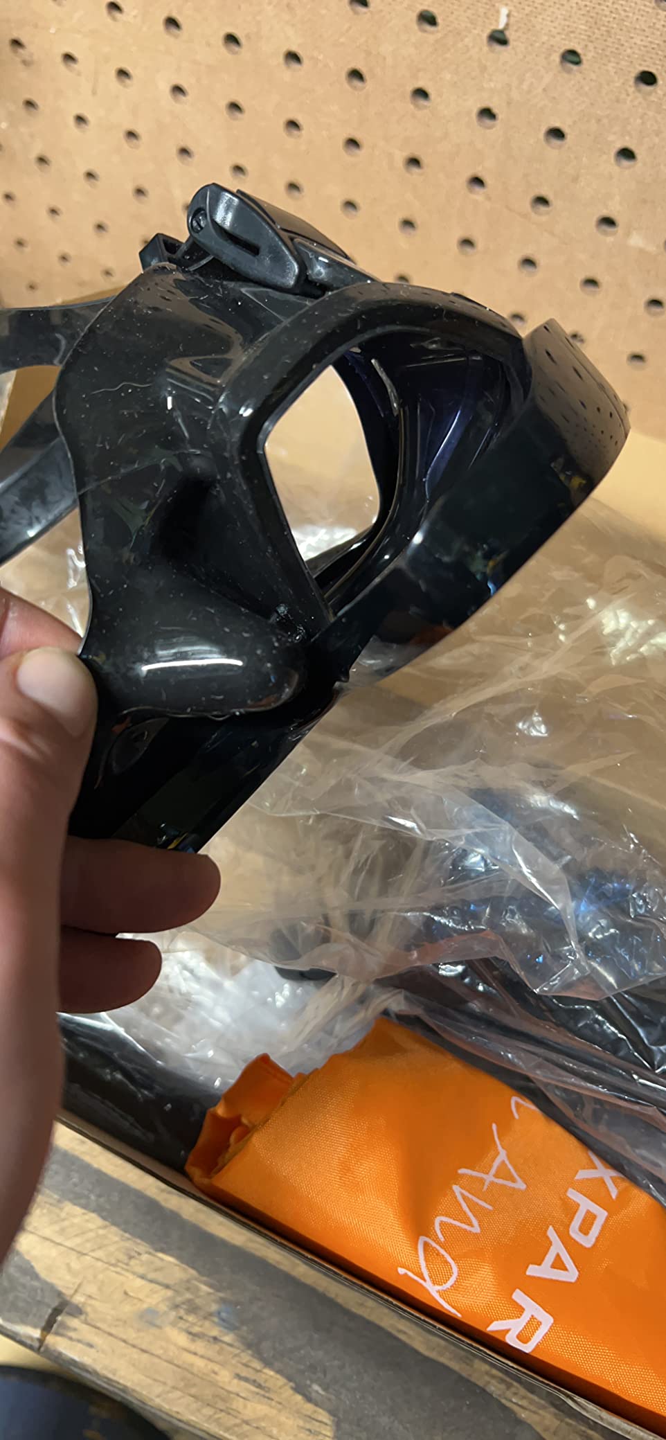 Snorkel Set Adults, Snorkel Mask and Dual Drain Valve Dry Snorkel customer photo 2