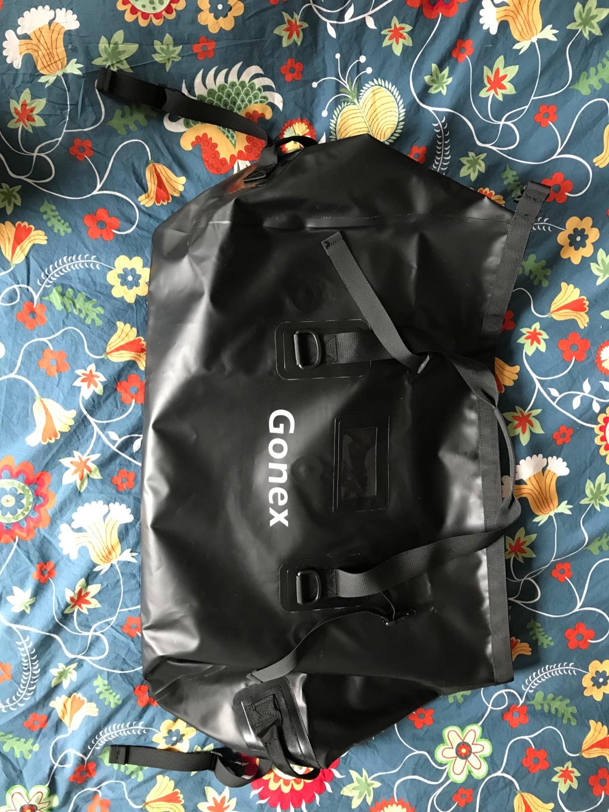 Gonex Waterproof Duffel Bag, 40L/60L/80L Roll-Top Travel Kayaking Dry Bag customer photo 1